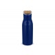 Isolier-Flasche mit Bambusdeckel, 500ml, Dunkelblau
