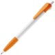 Balpen Cosmo Grip Hardcolor - Wit / Oranje