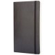 Classic L soft cover notitieboek - gestippeld - Zwart