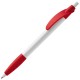 Balpen Cosmo Hardcolor - Wit / Rood