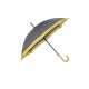 Samsonite R Pattern Stick Umbrella -Zwart/Wit Dots/Old Geel