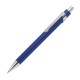 rubbercoated pen - blauw