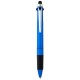 Burnie stylus balpen met meerdere kleuren inkt - blauw