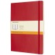 Classic XL soft cover notitieboek - gelinieerd - Scarlet Red