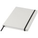Witte A5 spectrum notitieboek met gekleurde sluiting Wit,Zwart