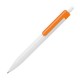 Pen met gekleurde clip - oranje