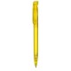 Kugelschreiber CLEAR FROZEN - ananas-gelb transparent
