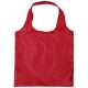 Bungalow opvouwbare polyester boodschappentas - rood