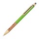 Kugelschreiber mit Korkgriffzone, apfelgrün