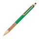 Kugelschreiber mit Korkgriffzone, grün