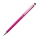 Kunststof pen met touchfunctie - roze