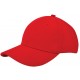 Heavy Brushed Cap Rood acc. Rood