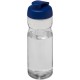 H2O Base® 650 ml sportfles met flipcapdeksel - Transparant,blauw