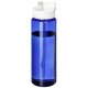 H2O Vibe 850 ml sportfles met tuitdeksel - blauw/Wit
