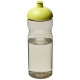 H2O Eco 650 ml sportfles met koepeldeksel - Charcoal/limegroen