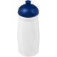 H2O Pulse® 600 ml bidon met koepeldeksel - Wit,koningsblauw