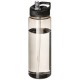 H2O Vibe 850 ml sportfles met tuitdeksel - Charcoal/Zwart