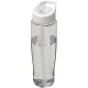 H2O Tempo® 700 ml sportfles met fliptuitdeksel - Transparant,Wit
