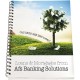 Desk-Mate® A4 notitieboek met synthetische omslag - Wit,Zwart