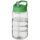 H2O Bop 500 ml sportfles met tuitdeksel - Transparant/Groen