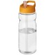 H2O Base® 650 ml bidon met fliptuitdeksel - Transparant/Oranje