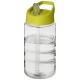 H2O Bop 500 ml sportfles met tuitdeksel - Transparant/Lime