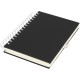 Wiro notitieboek met kleurige spiraalrug - Zwart,Wit