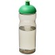 H2O Eco 650 ml sportfles met koepeldeksel - Charcoal/helder groen
