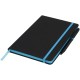 Noir Edge medium notitieboek - Zwart,blauw