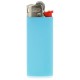 BIC® Aluminium Flat Case Light Blue Body / White Base / Red Fork / Chrome Hood