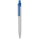 Kugelschreiber INSIDER SILVER - royal-blau transparent