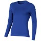 Ponoka dames t-shirt met lange mouwen - blauw