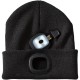 Mighty LED knit beanie, Black, View 2