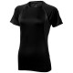 Quebec dames t-shirt met korte mouwen - Zwart,antraciet
