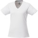Amery cool fit V-hals dames T-shirt met korte mouwen - Wit