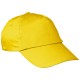 Katoenen baseballcap - geel