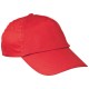 Katoenen baseballcap - rood