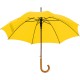 Automatische houten paraplu Nancy - geel