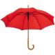 Automatische houten paraplu Nancy - rood