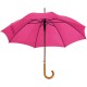 Automatische houten paraplu Nancy - roze