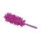 Telescopic Chenille duster, pink