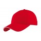 SANDWICH-CAP,HEAVY BRUSH., RED