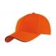 SANDWICH-CAP,HEAVY BRUSH,orange