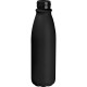 Trinkflasche aus Metall, 600ml, schwarz, View 2