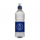 Bronwater 500 ml met sportdop - Transparant/Blauw