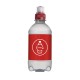 Bronwater 330 ml met sportdop - Transparant/Rood