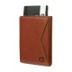 Valenta Card Case Pocket Premium - cognac