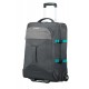 American Tourister Road Quest 2 Compartments Duffle with wheels 55-Grijs/Turquoise