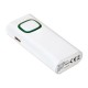 Powerbank met COB LED-zaklamp REFLECTS-COLLECTION 500 wit/groen