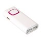 Powerbank met COB LED-zaklamp REFLECTS-COLLECTION 500 wit/magenta